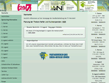 Tablet Screenshot of handball-nierstein.de